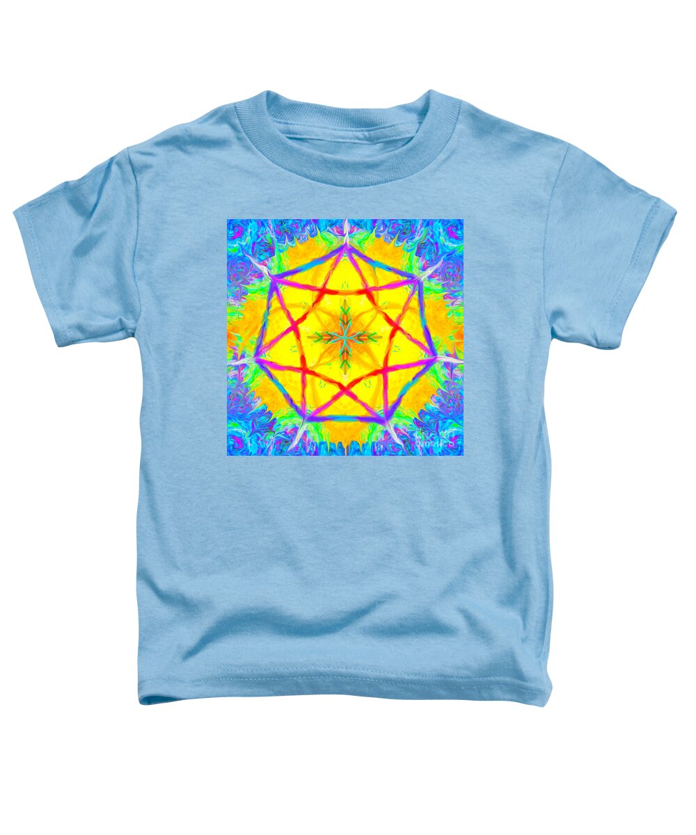 Art Toddler T-Shirt featuring the painting Mandala 12 9 2018 by Hidden Mountain