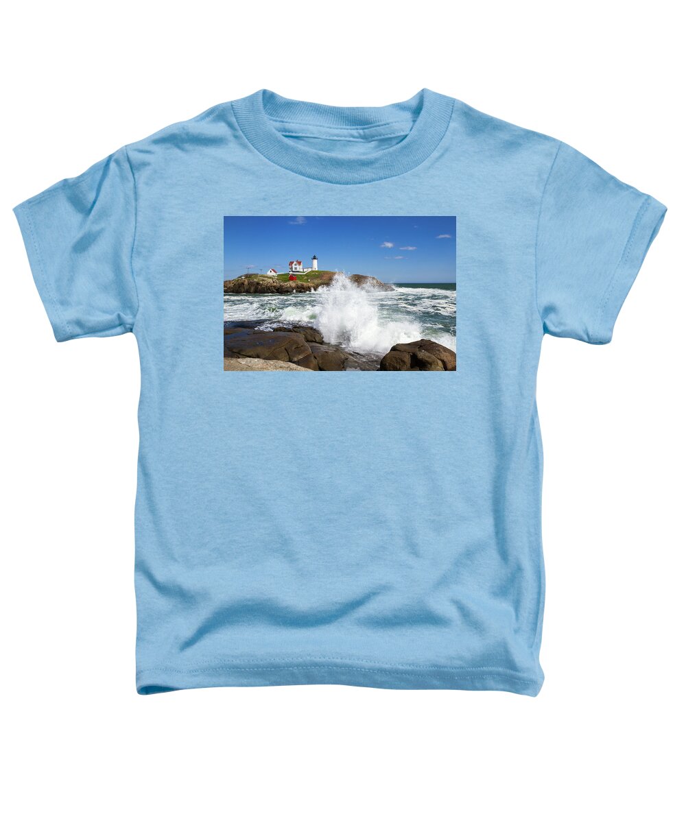 Nubble Light Toddler T-Shirt featuring the photograph Nubble Lighthouse by Robert Clifford