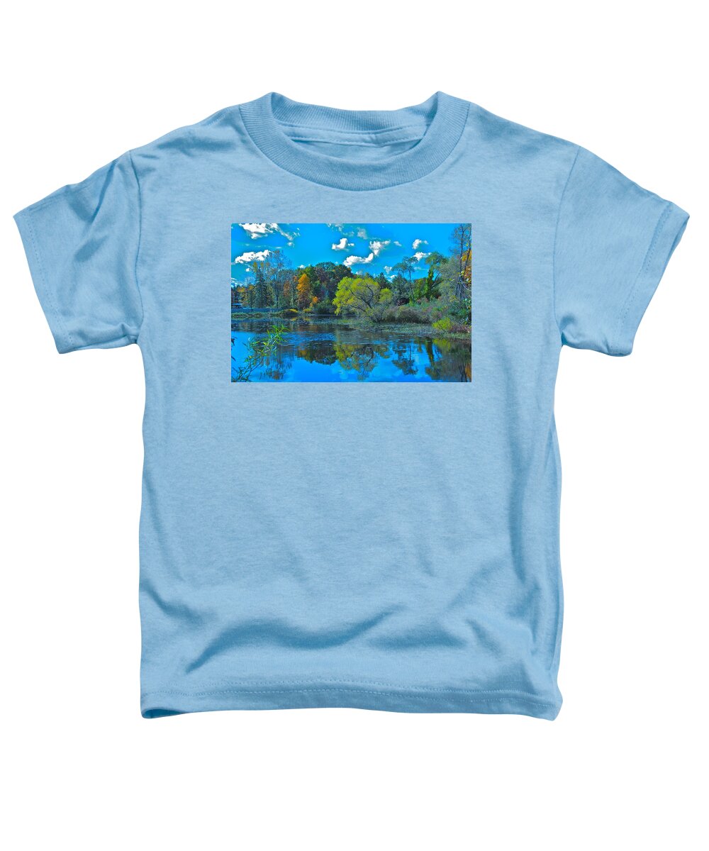 Landscape Toddler T-Shirt featuring the photograph Feeling Blue by Marty Klar