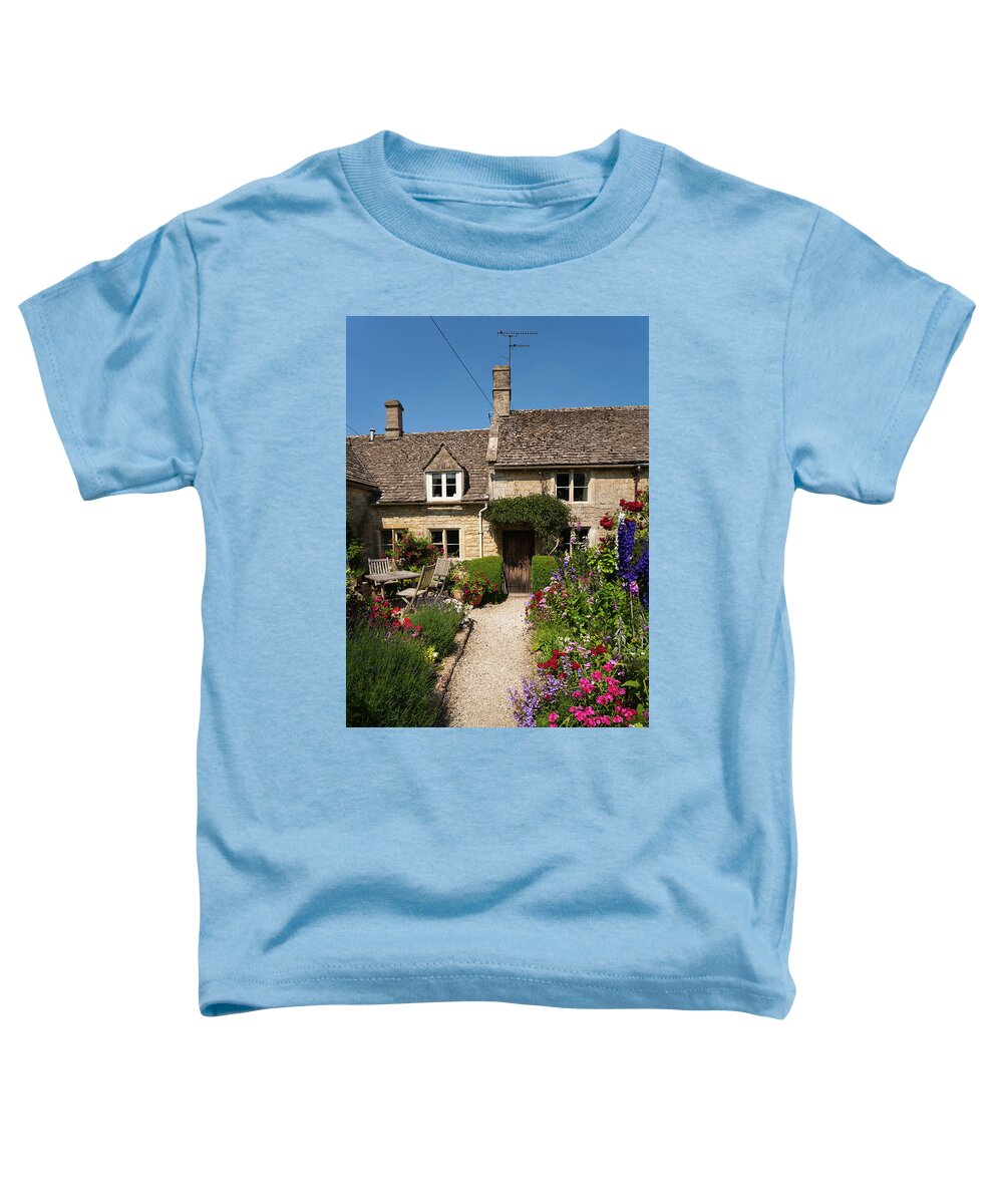 Areas Toddler T-Shirt featuring the photograph Picturesque Cotswolds - Sherborne by Seeables Visual Arts