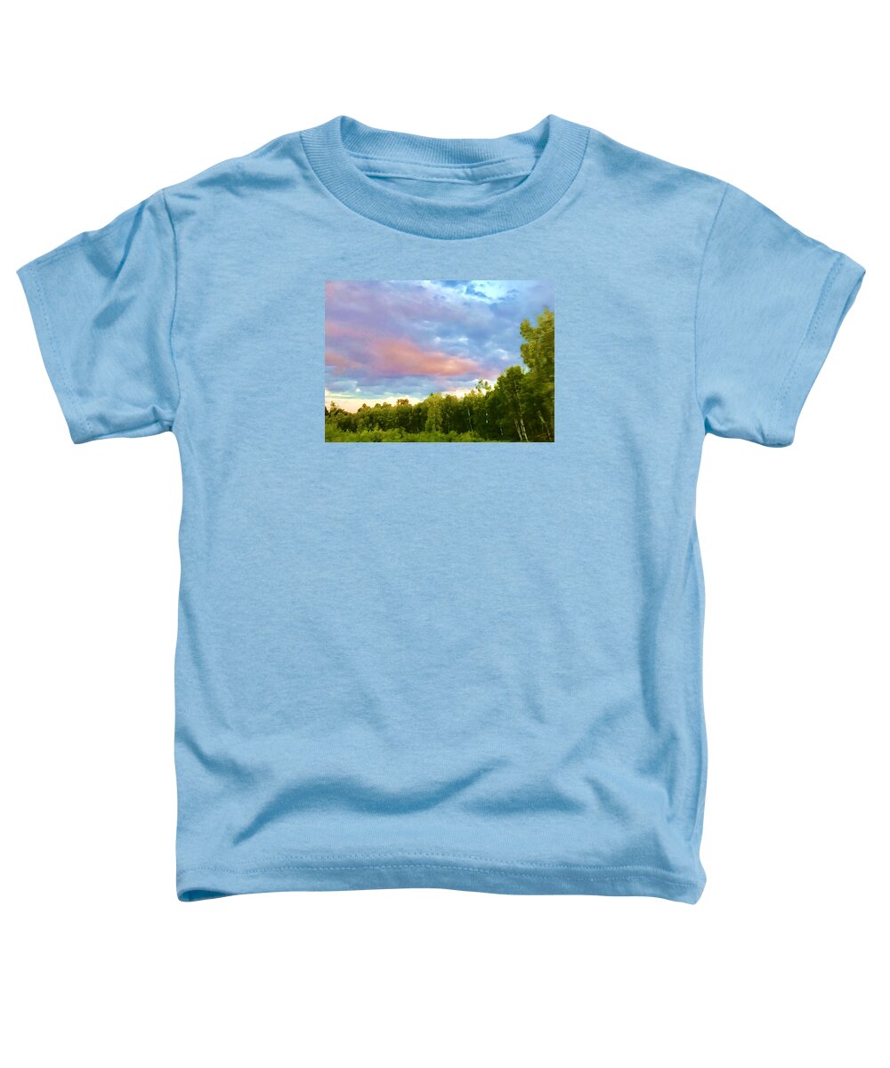 Sunset Toddler T-Shirt featuring the photograph Racing the Sunset by Tom Johnson
