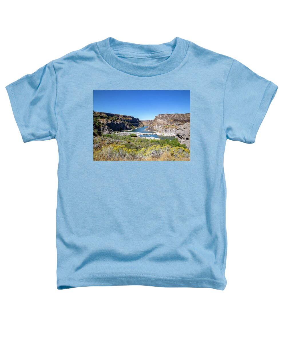 Snake River Toddler T-Shirt featuring the photograph Snake Rive, Idaho by Dart Humeston