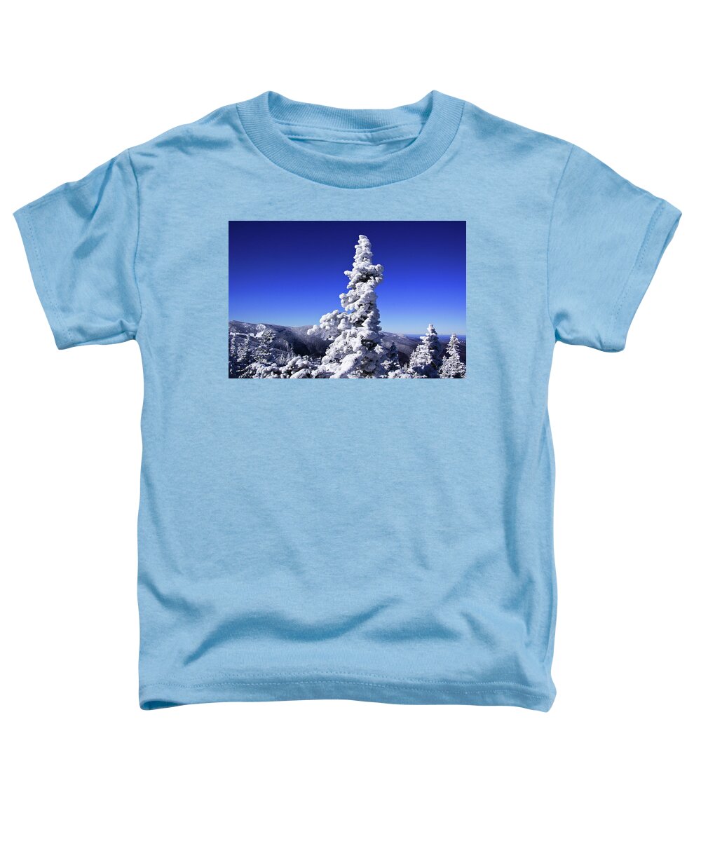 New Hampshire Toddler T-Shirt featuring the photograph Snow Tree by Rockybranch Dreams