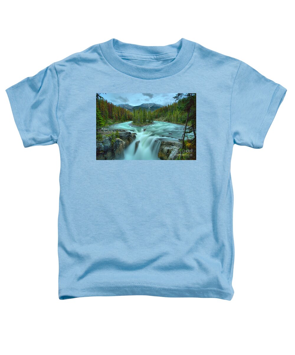 Sunwapta Falls Toddler T-Shirt featuring the photograph Sunwapta River Falls by Adam Jewell