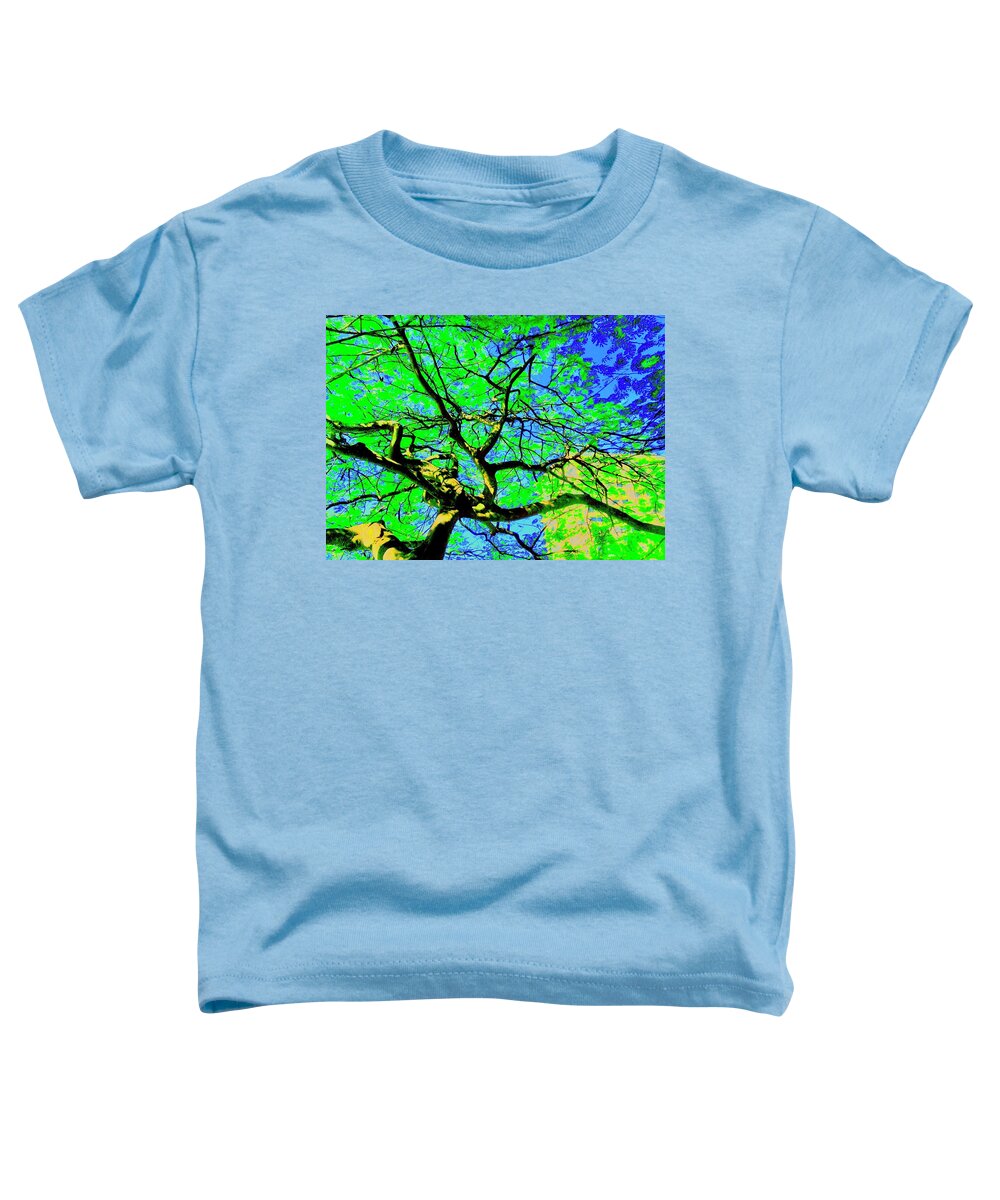 Tree Toddler T-Shirt featuring the photograph Up a Tree Three by Debra Grace Addison