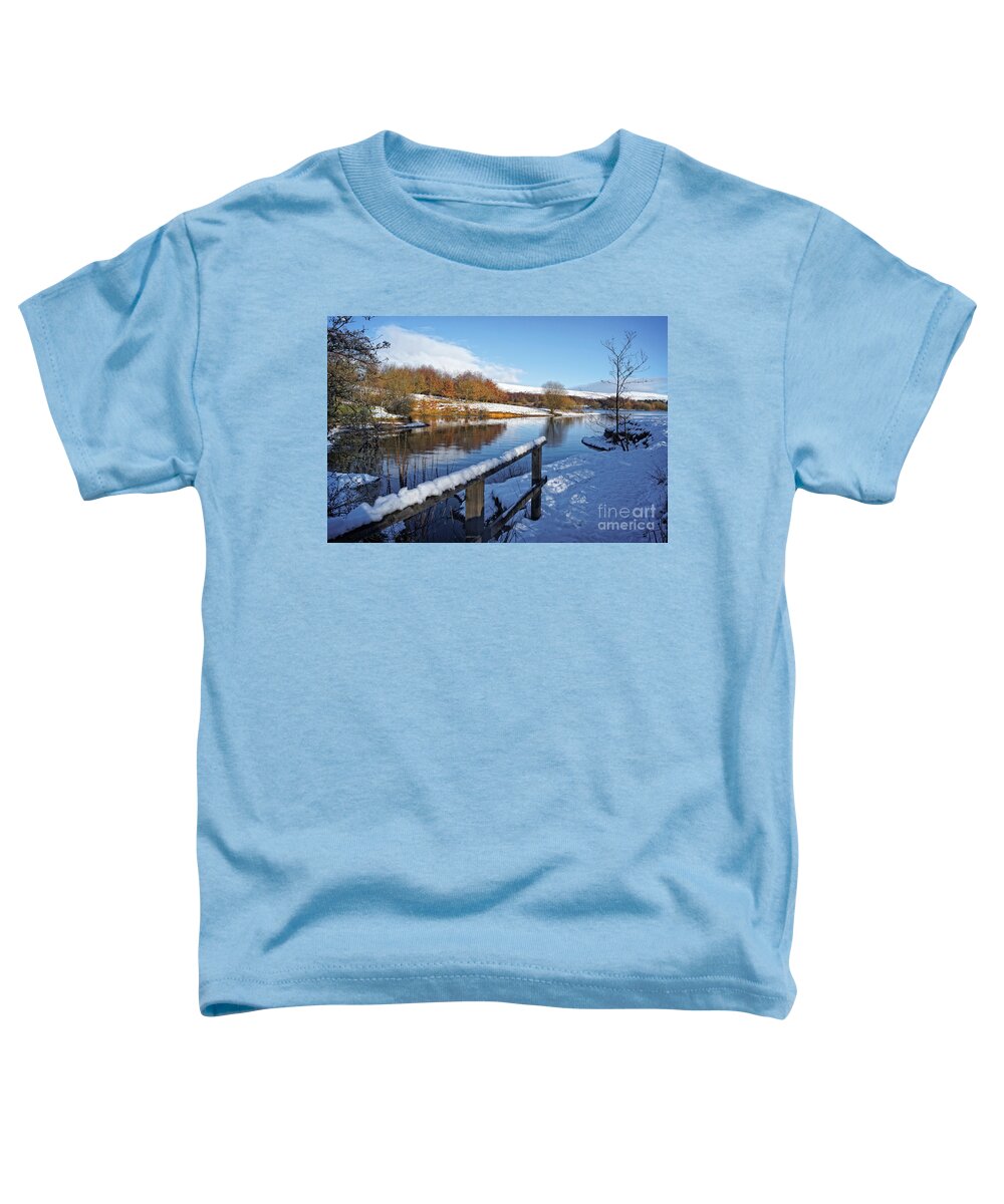 Watergrove Toddler T-Shirt featuring the photograph Watergrove Reservoir by David Birchall