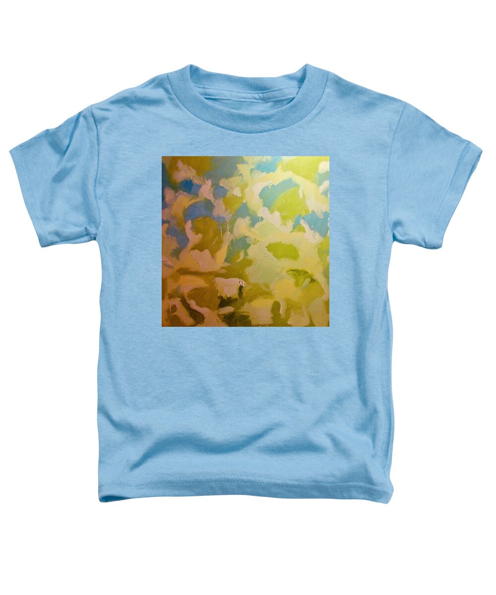 Landscape Toddler T-Shirt featuring the painting Yes It Is by Steven Miller