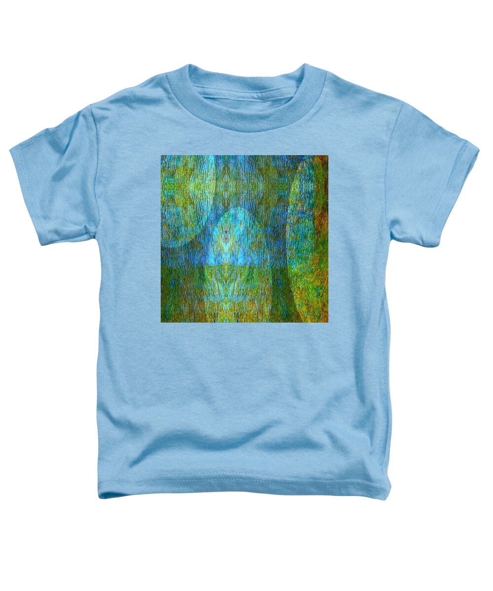 Square Abstract Toddler T-Shirt featuring the mixed media Big Square Abstract #1 by Lorena Cassady