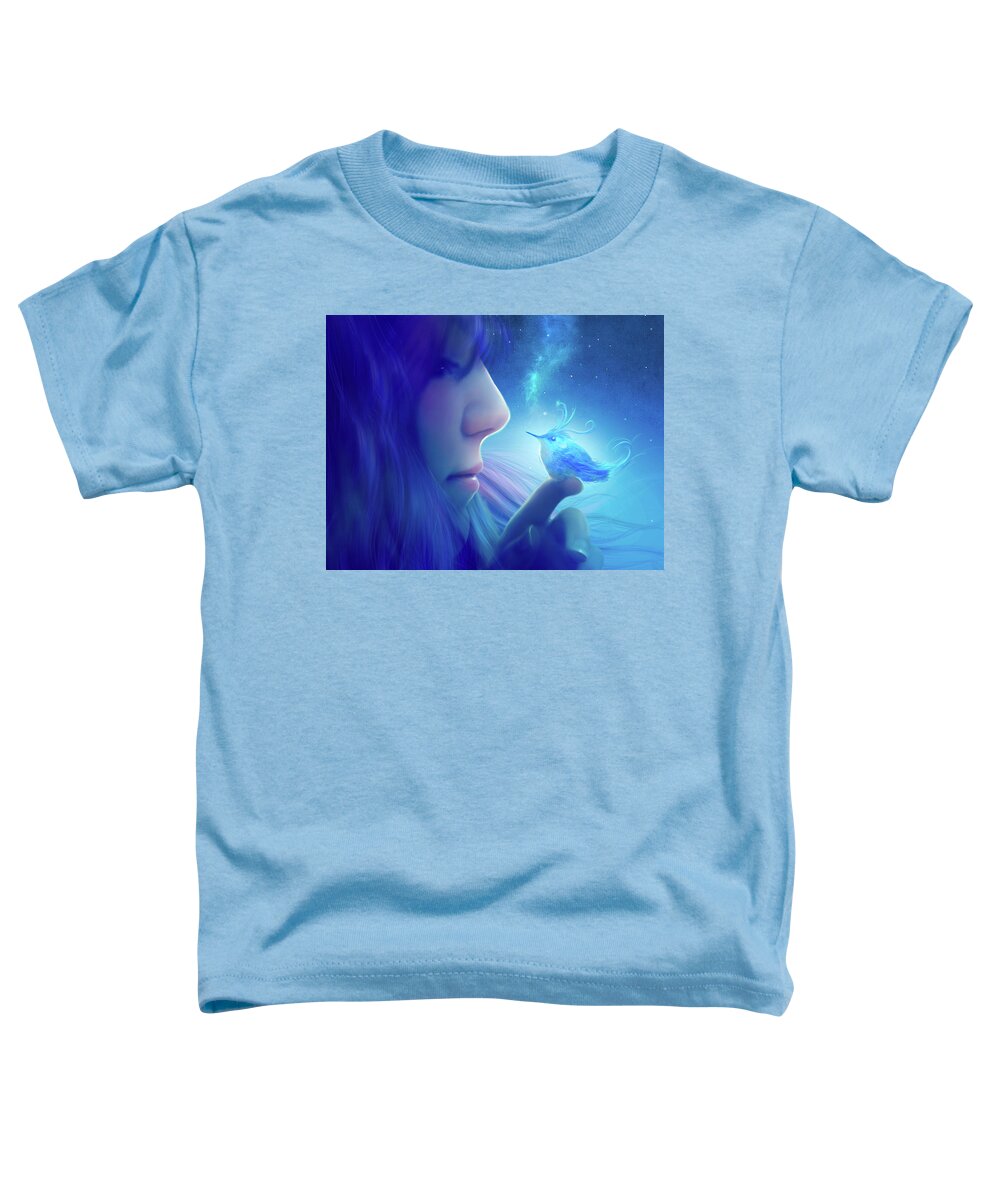 Contax 645 Toddler T-Shirt featuring the digital art Pure Bliss by Claudia McKinney