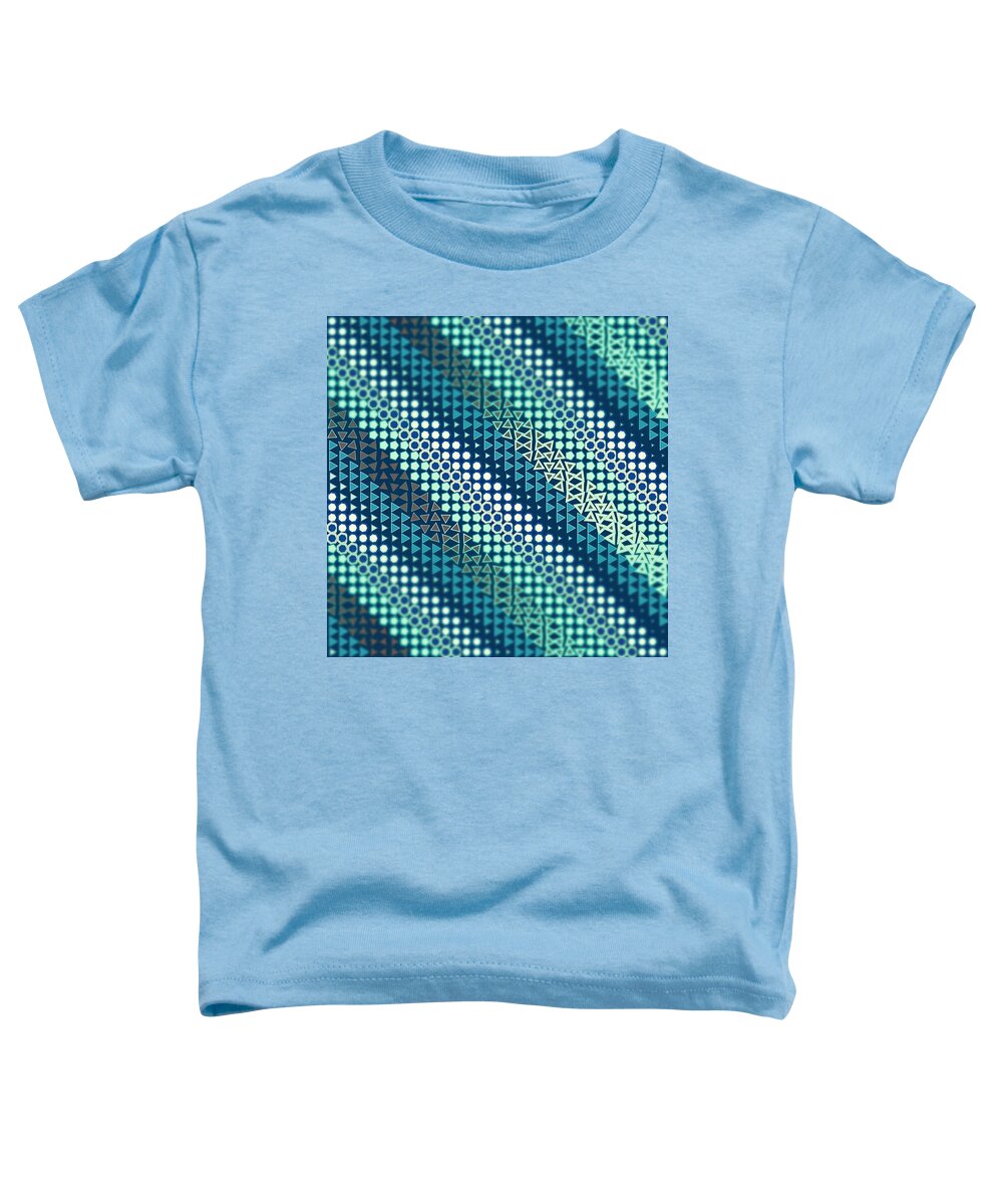 Abstract Toddler T-Shirt featuring the digital art Pattern 1 #1 by Marko Sabotin