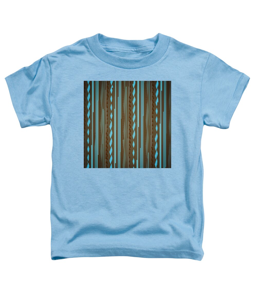 Abstract Toddler T-Shirt featuring the digital art Pattern 38 #1 by Marko Sabotin