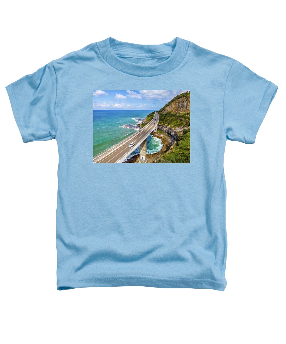 Bridge Toddler T-Shirt featuring the photograph Sea Cliff Bridge No 5 by Andre Petrov