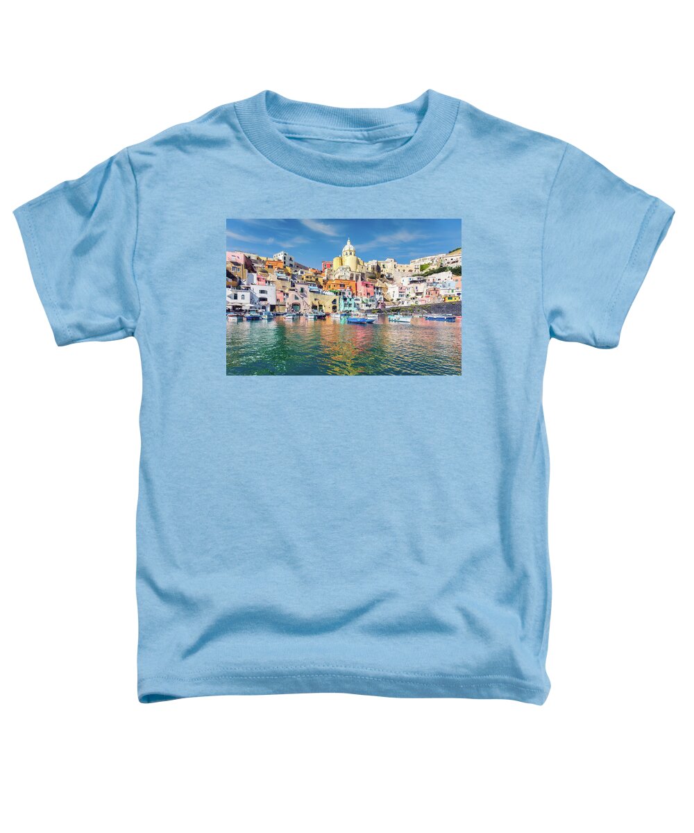 Mediterranean Sea Toddler T-Shirt featuring the photograph Procida, Naples, Italy by Francesco Riccardo Iacomino