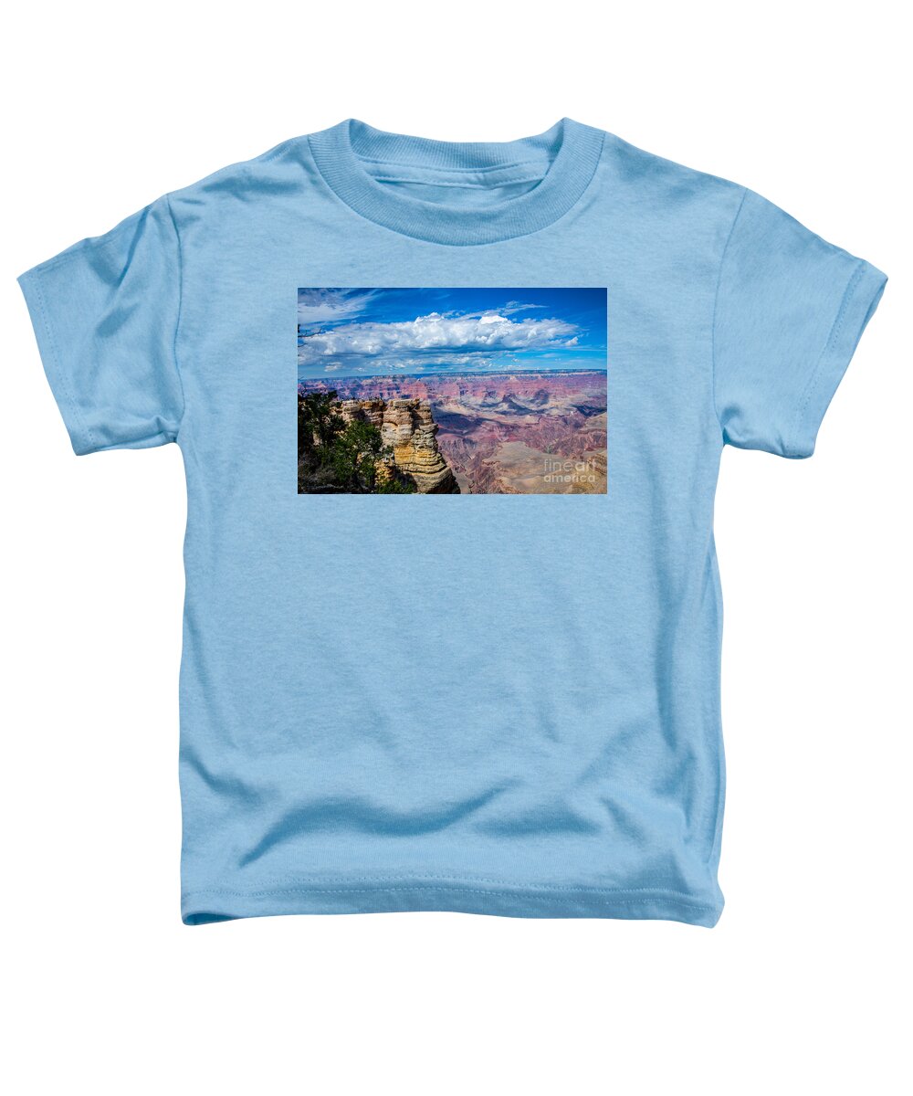 The Grand Canyon South Rim Toddler T-Shirt featuring the digital art The Grand Canyon South Rim #2 by Tammy Keyes