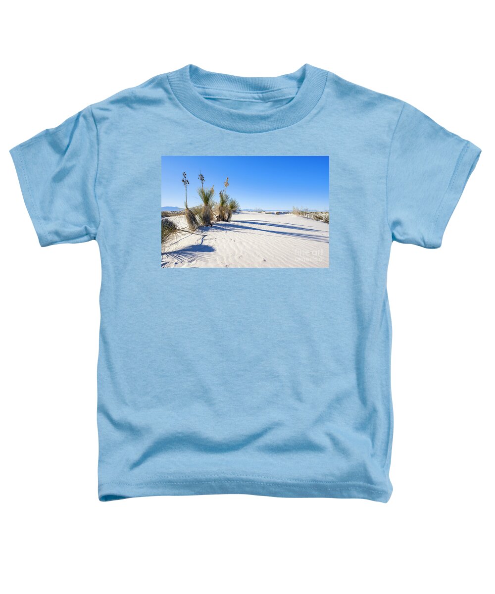 Chihuahuan Desert Toddler T-Shirt featuring the photograph White Sands Gypsum Dunes #2 by Raul Rodriguez