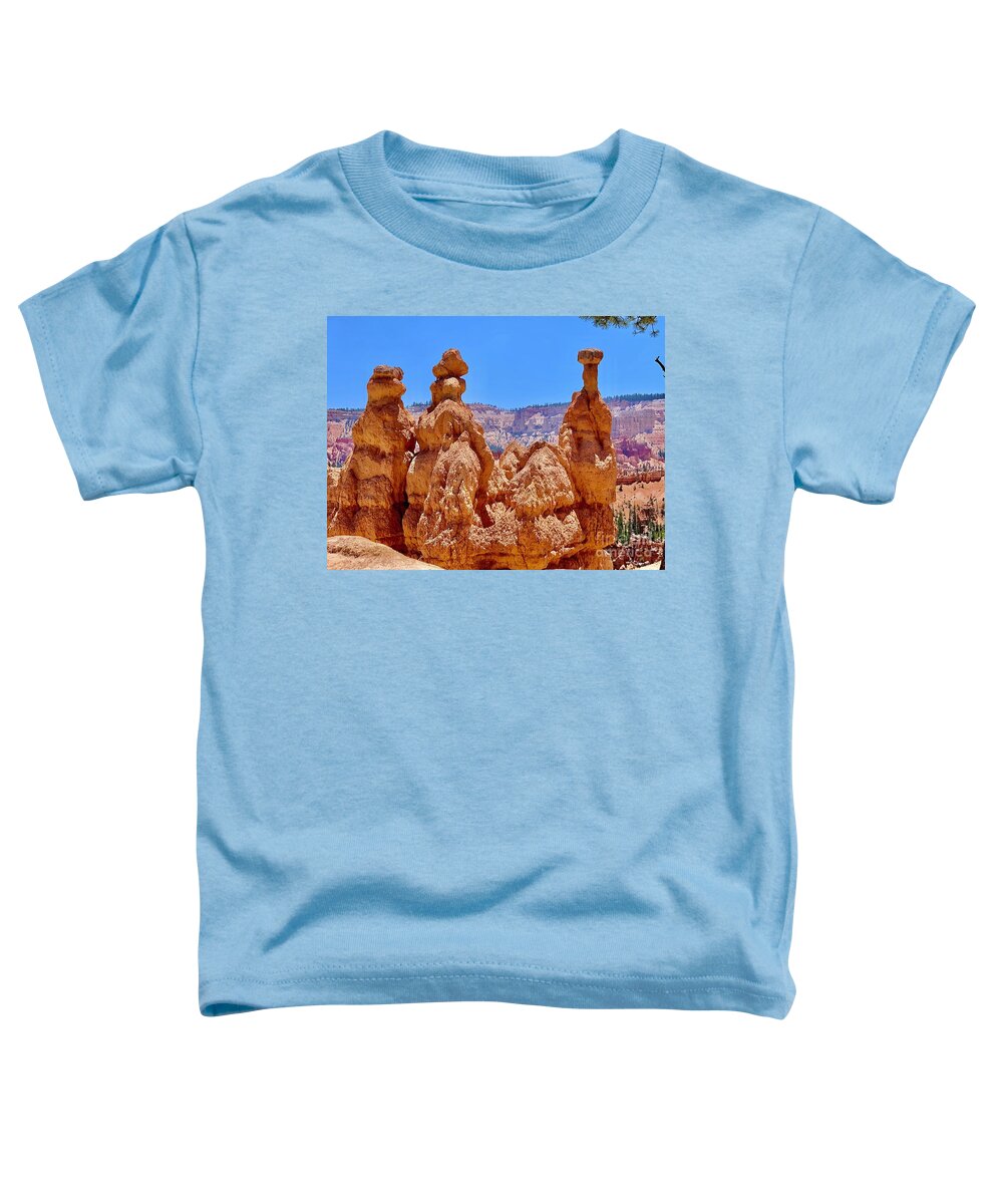 Bryce Canyon Toddler T-Shirt featuring the digital art Bryce Canyon #7 by Tammy Keyes