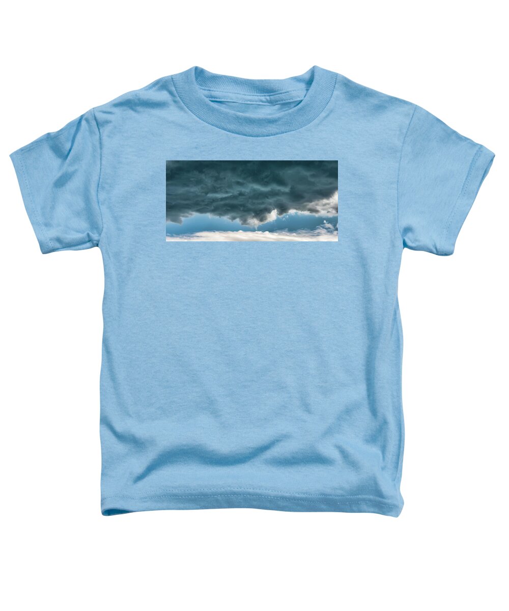 Cloud Toddler T-Shirt featuring the photograph A Lot Of Anger Meets A Little Joy by Gary Slawsky