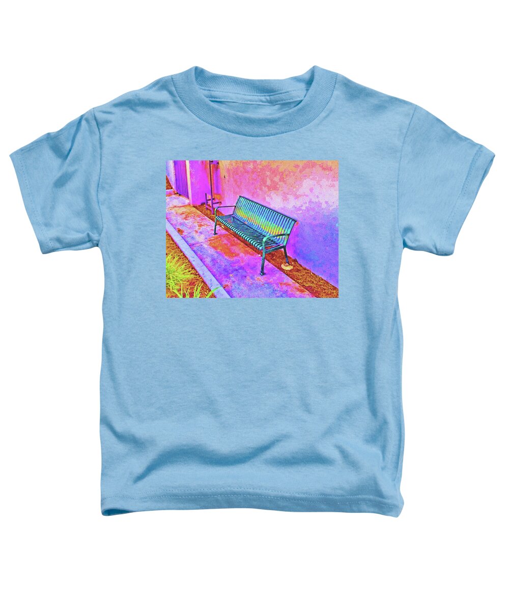 Abstract Toddler T-Shirt featuring the photograph Abstract Bench by Andrew Lawrence