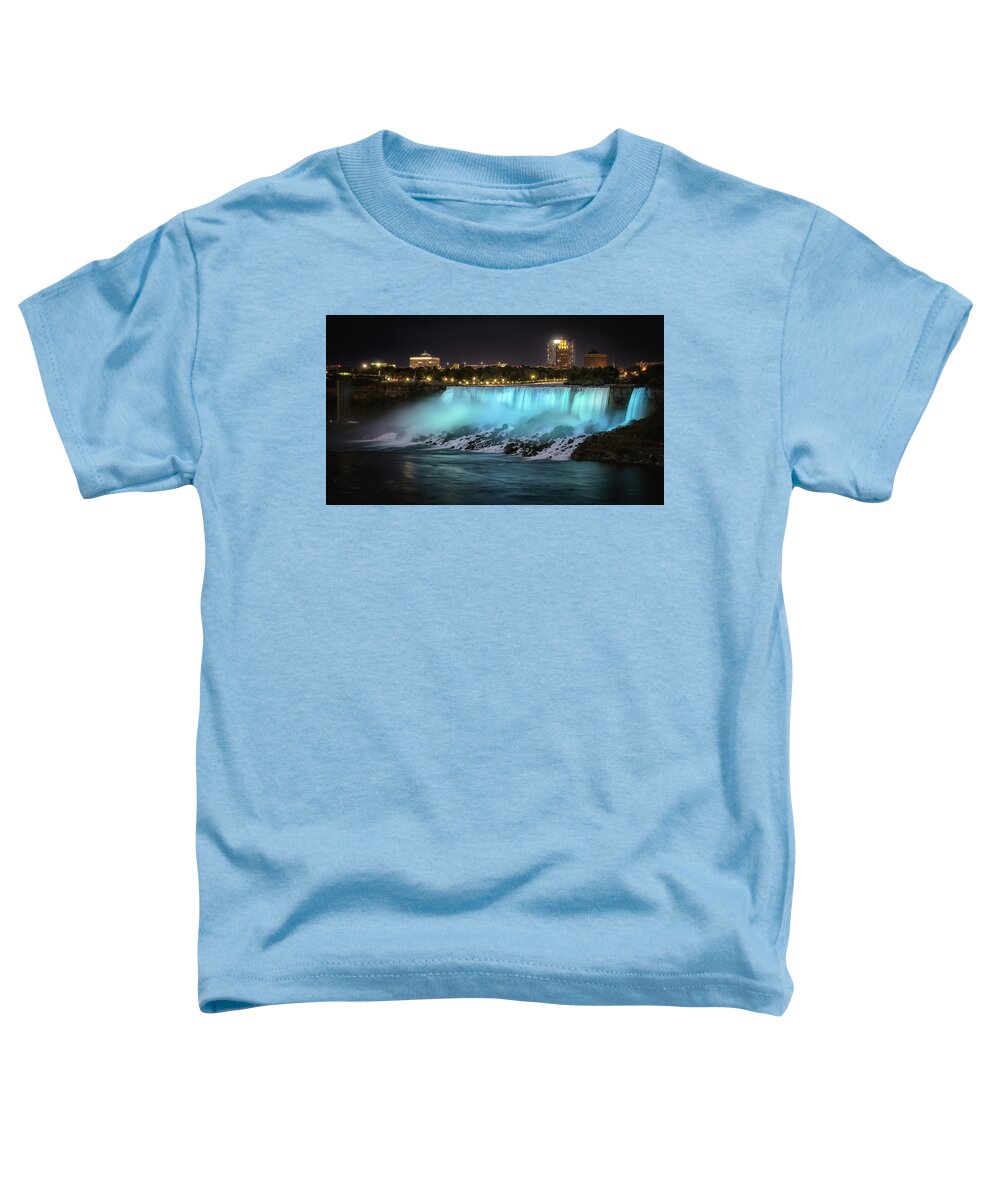 American Toddler T-Shirt featuring the photograph American Falls 2 by Nigel R Bell