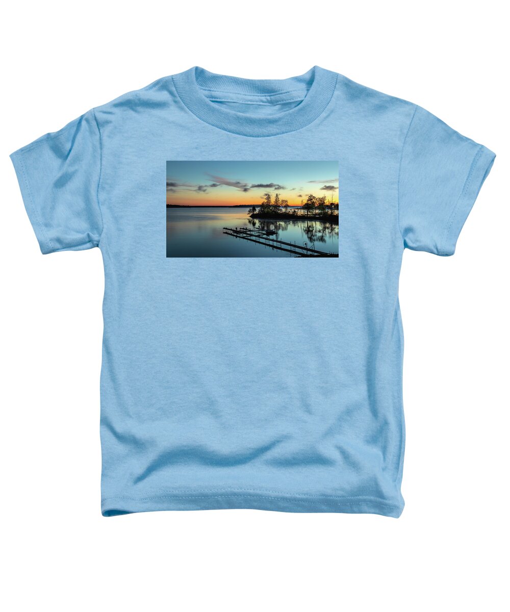 Blue Toddler T-Shirt featuring the photograph Blue Light Special by Rod Best