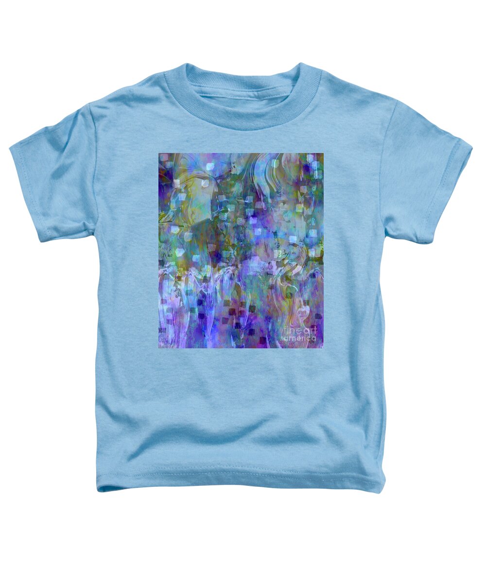 A-fine-art Toddler T-Shirt featuring the painting Caught Up In The Moment 2 by Catalina Walker