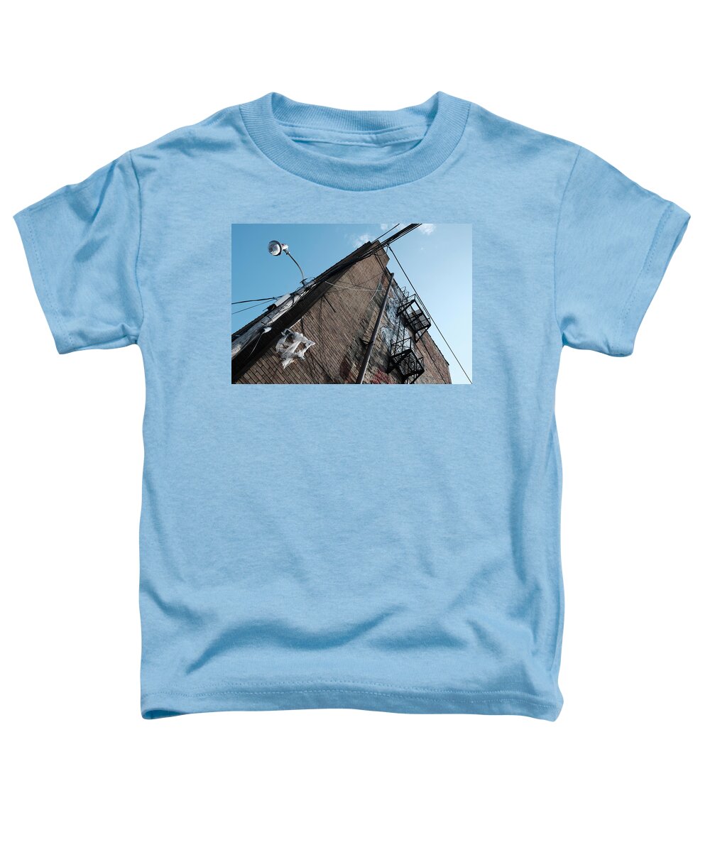 Urban Toddler T-Shirt featuring the photograph Chinatown Escape by Kreddible Trout