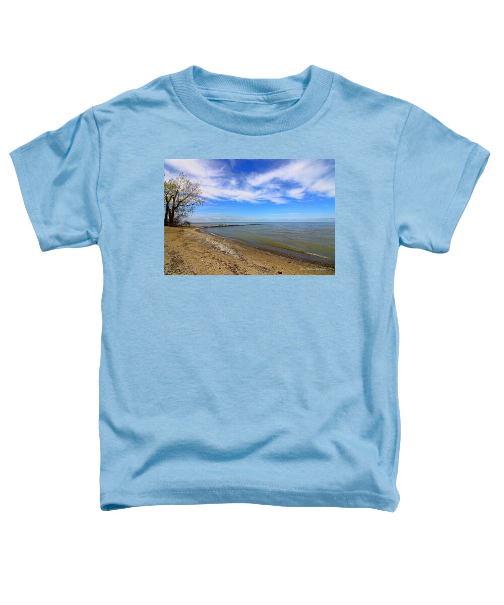 Lake Erie Toddler T-Shirt featuring the photograph Coastal Ohio Series 2 by Mary Walchuck