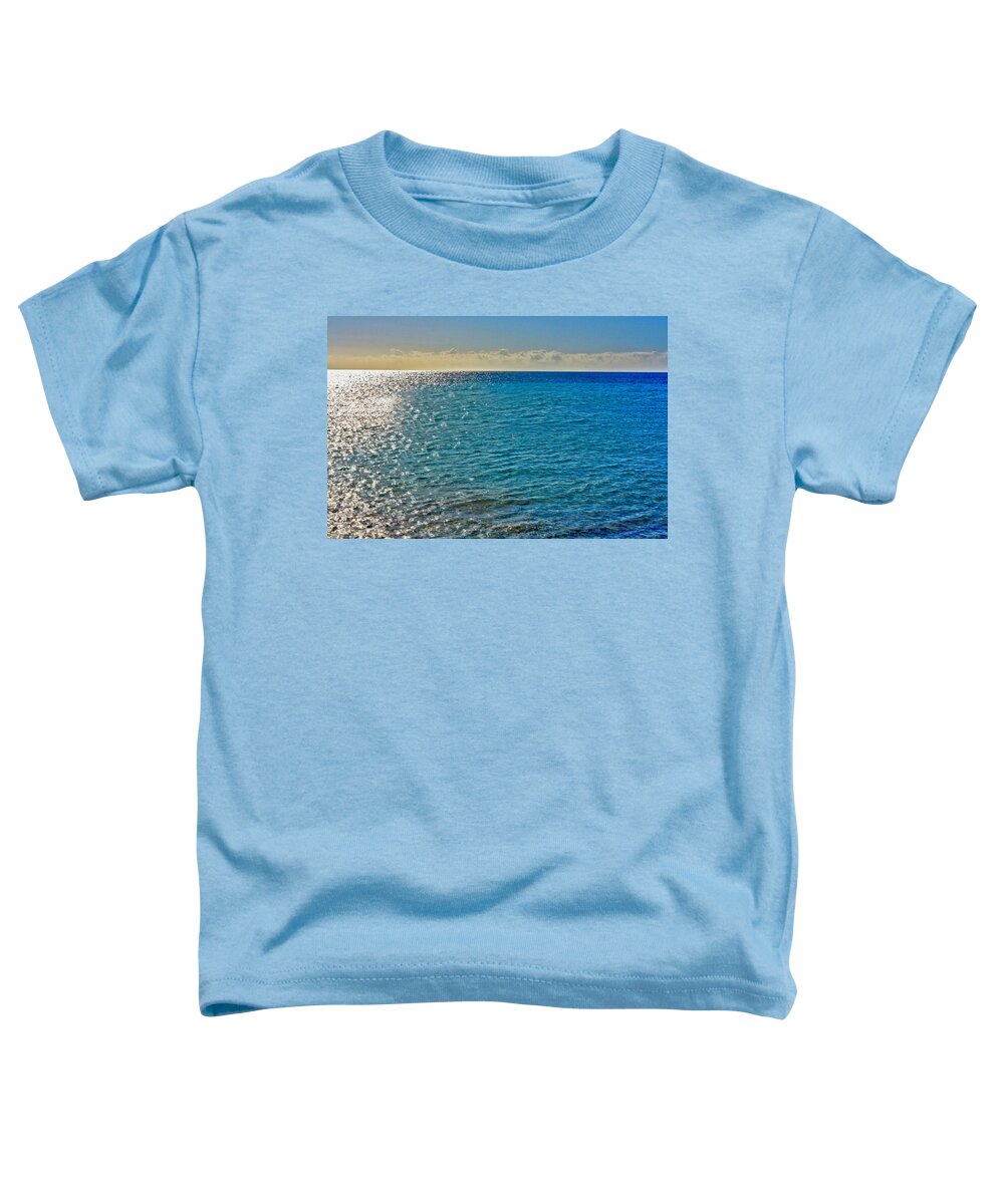 Blue Sea Toddler T-Shirt featuring the photograph Color Me Blue by Montez Kerr