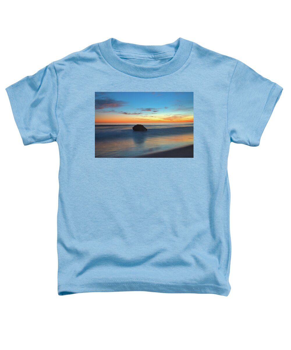 Beach Toddler T-Shirt featuring the photograph Colorful Sky After Sunset by Matthew DeGrushe