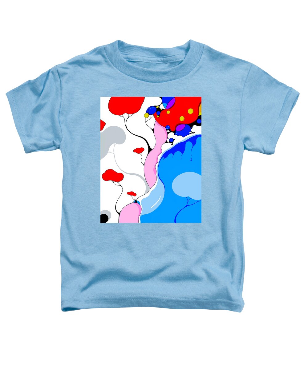 Water Toddler T-Shirt featuring the digital art Crest by Craig Tilley