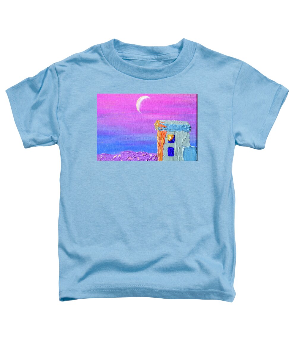 Landscape Toddler T-Shirt featuring the painting Daniela's Sunrise Fragment by Ashley Wright