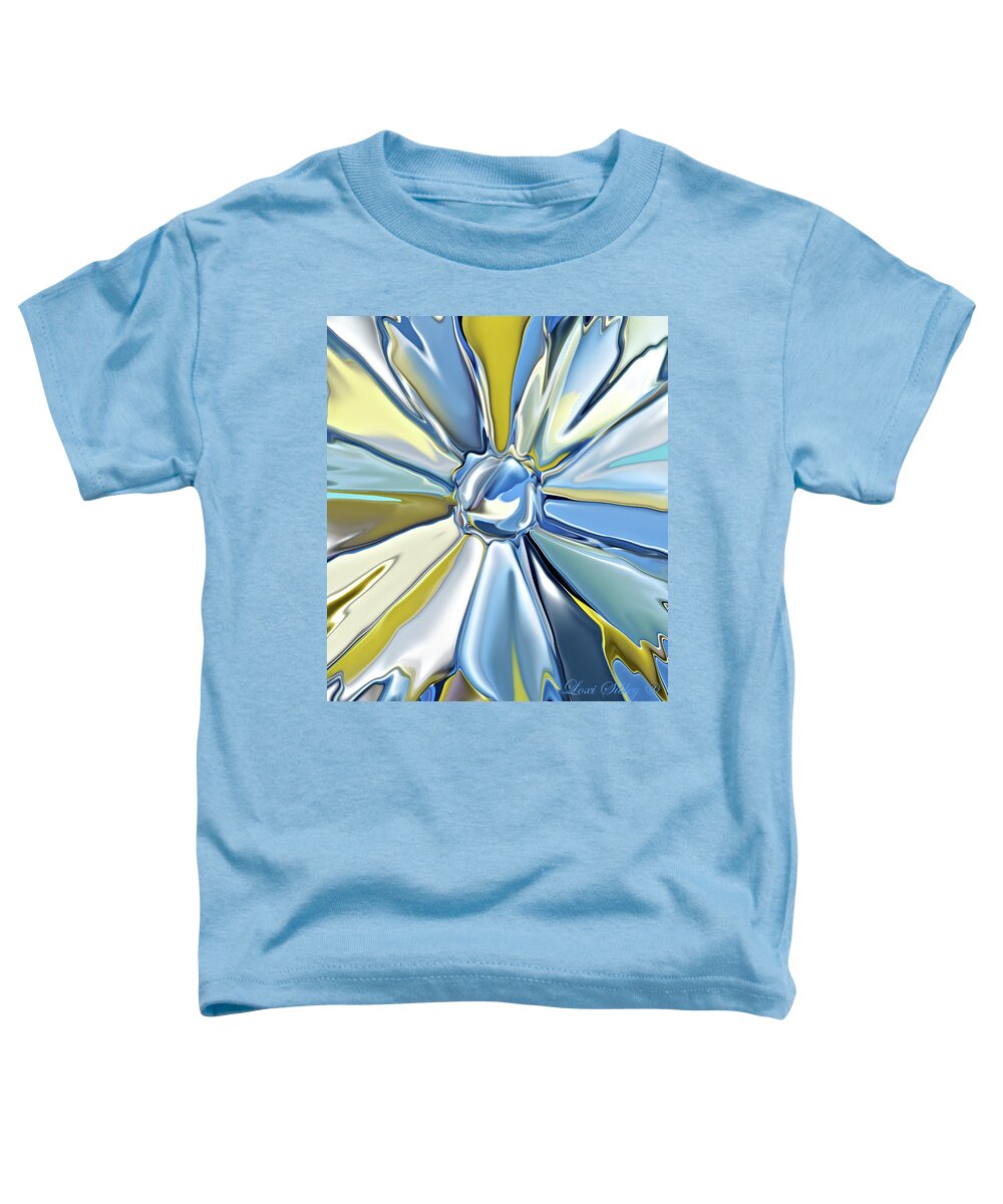 Blues Toddler T-Shirt featuring the digital art Digital design by Loxi Sibley #109 by Loxi Sibley