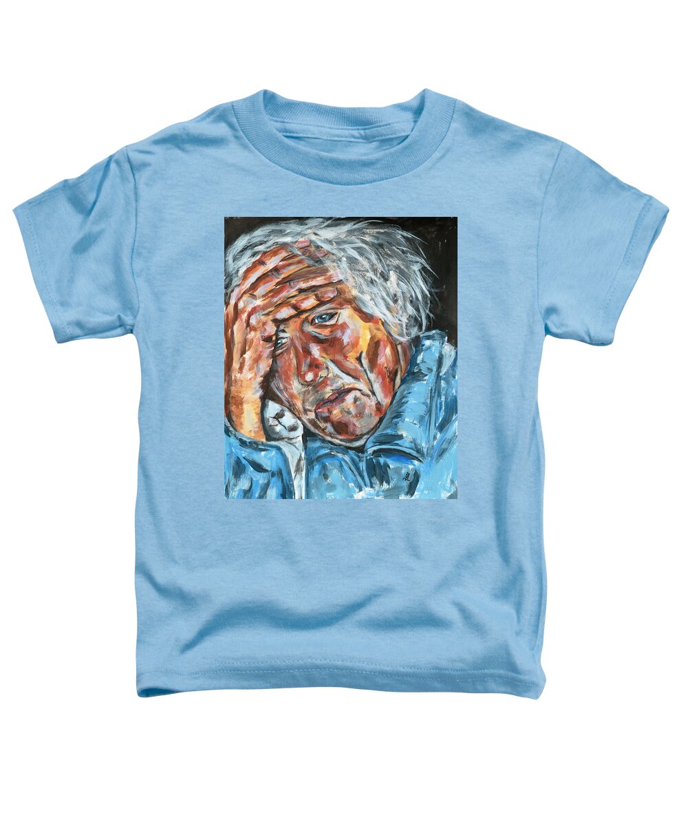 Man Toddler T-Shirt featuring the painting Emotion by Mark Ross