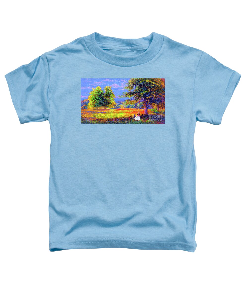 Floral Toddler T-Shirt featuring the painting Enchanted Afternoon by Jane Small