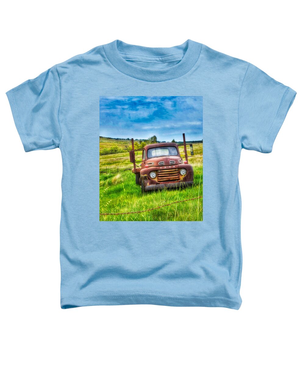 Ford Toddler T-Shirt featuring the photograph Ford Truck by Steph Gabler