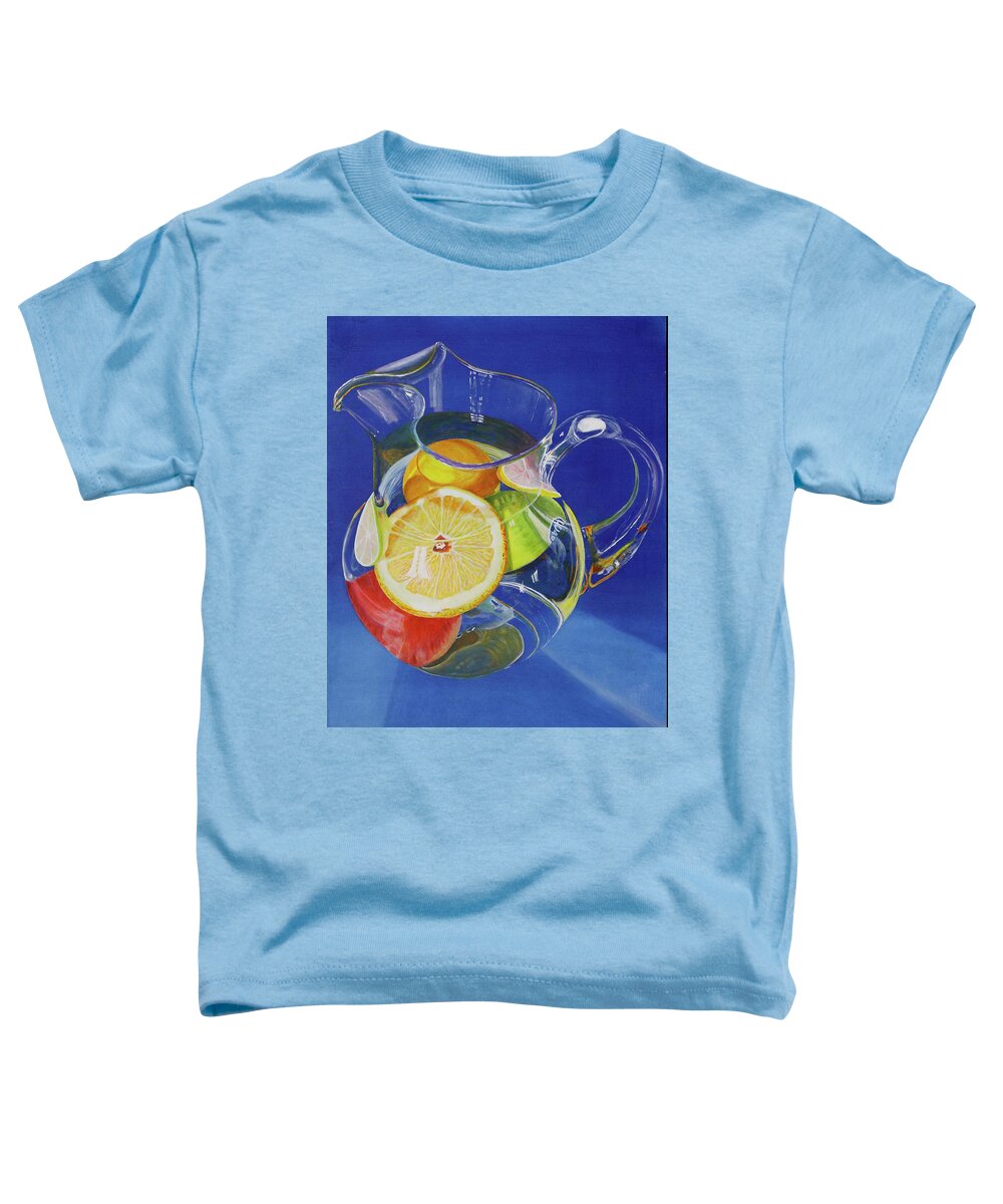 Best Seller Toddler T-Shirt featuring the painting Fruit Pitcher by Dorsey Northrup