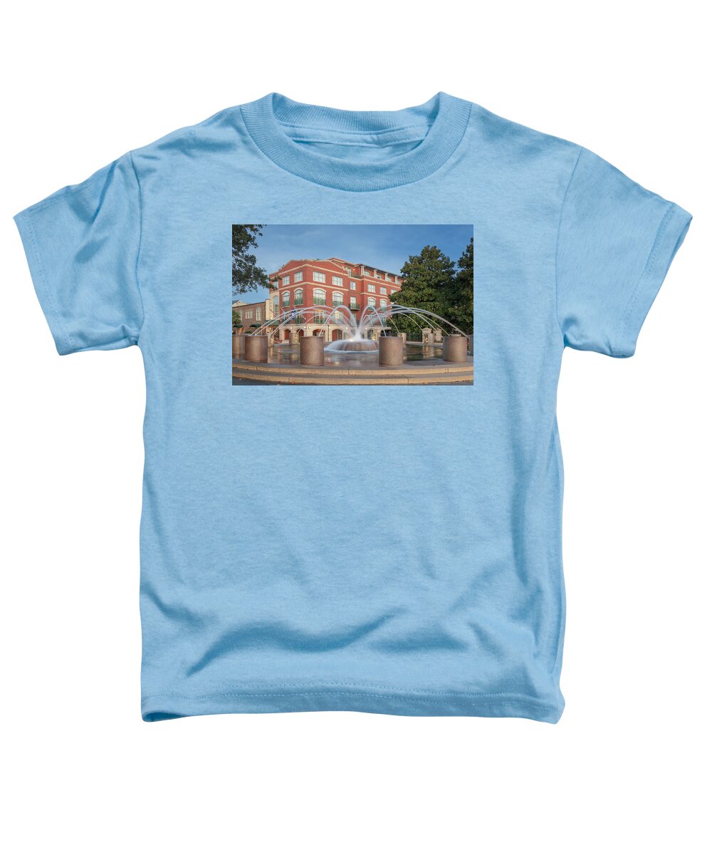 Charleston Toddler T-Shirt featuring the photograph HarbourView Inn-2 by John Kirkland