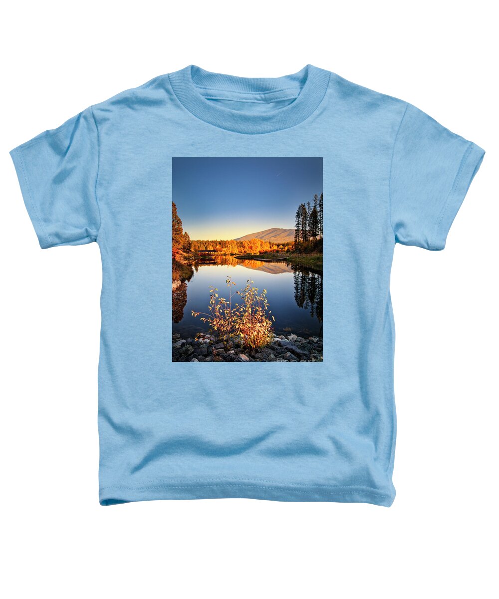 Lake Toddler T-Shirt featuring the photograph Idlewild Reflections by Thomas Nay