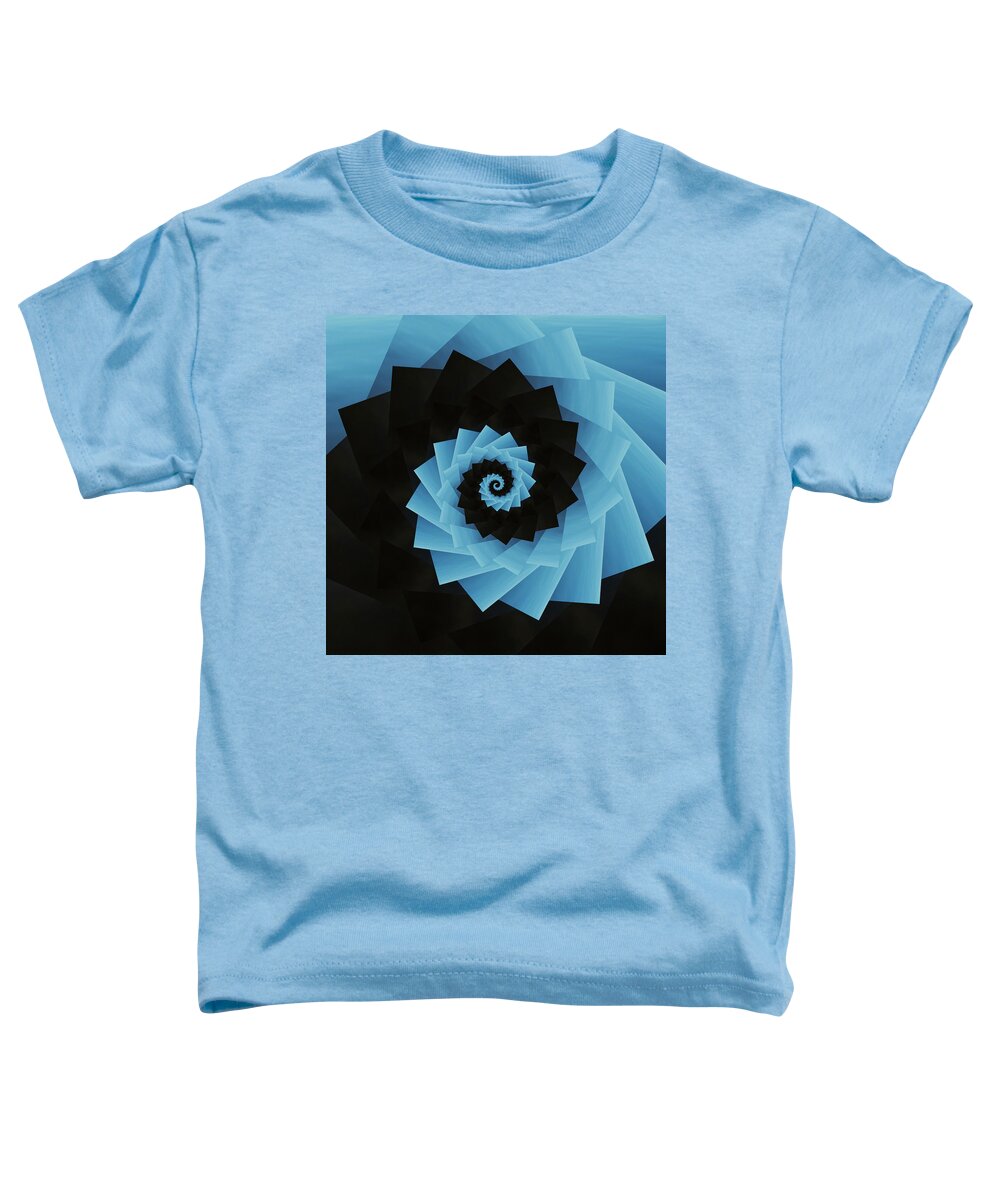 Sphere Toddler T-Shirt featuring the digital art Infinity Tunnel Spiral Sand by Pelo Blanco Photo