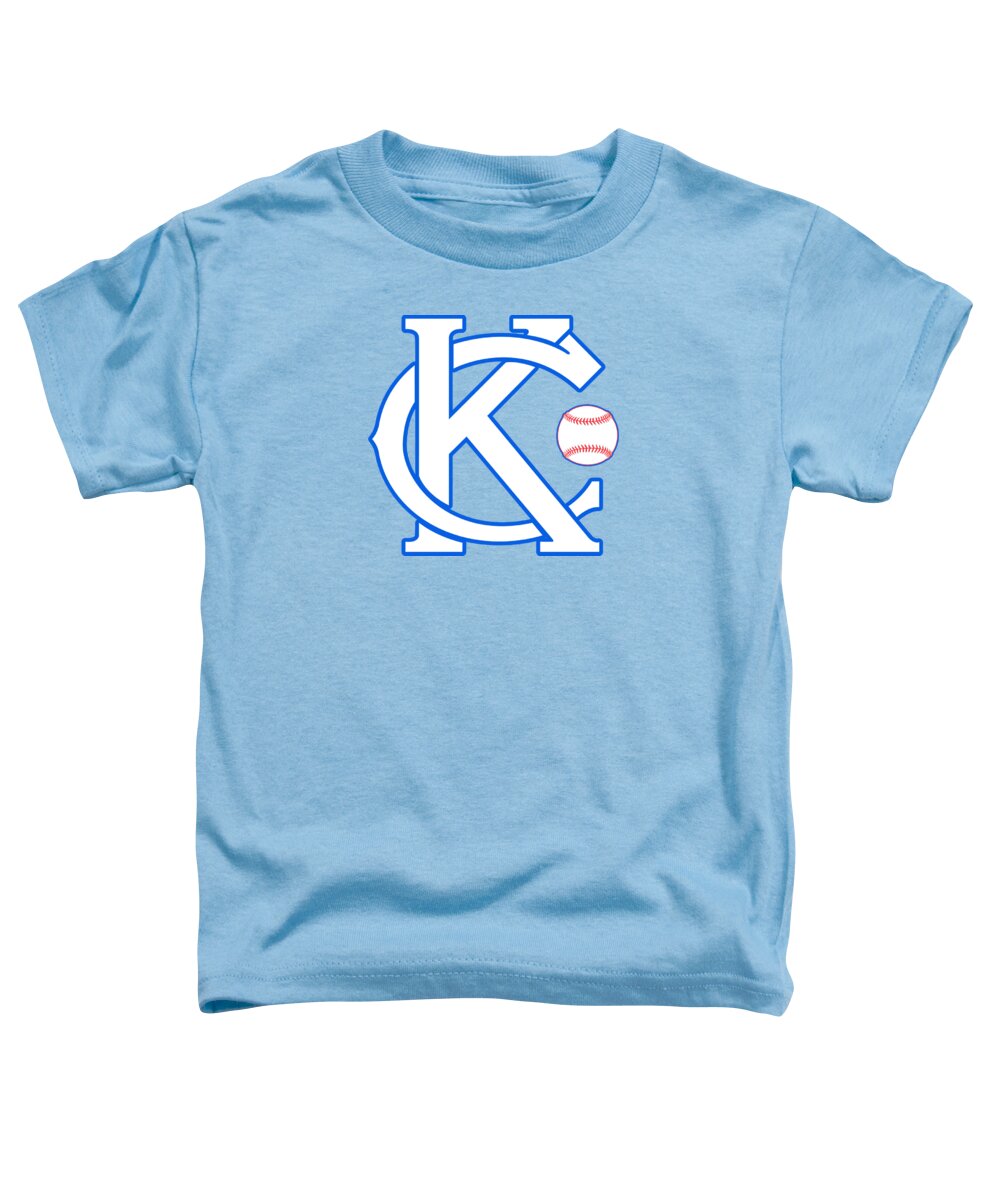 Kansas City Toddler T-Shirt featuring the digital art Kansas City Baseball by Art Attack