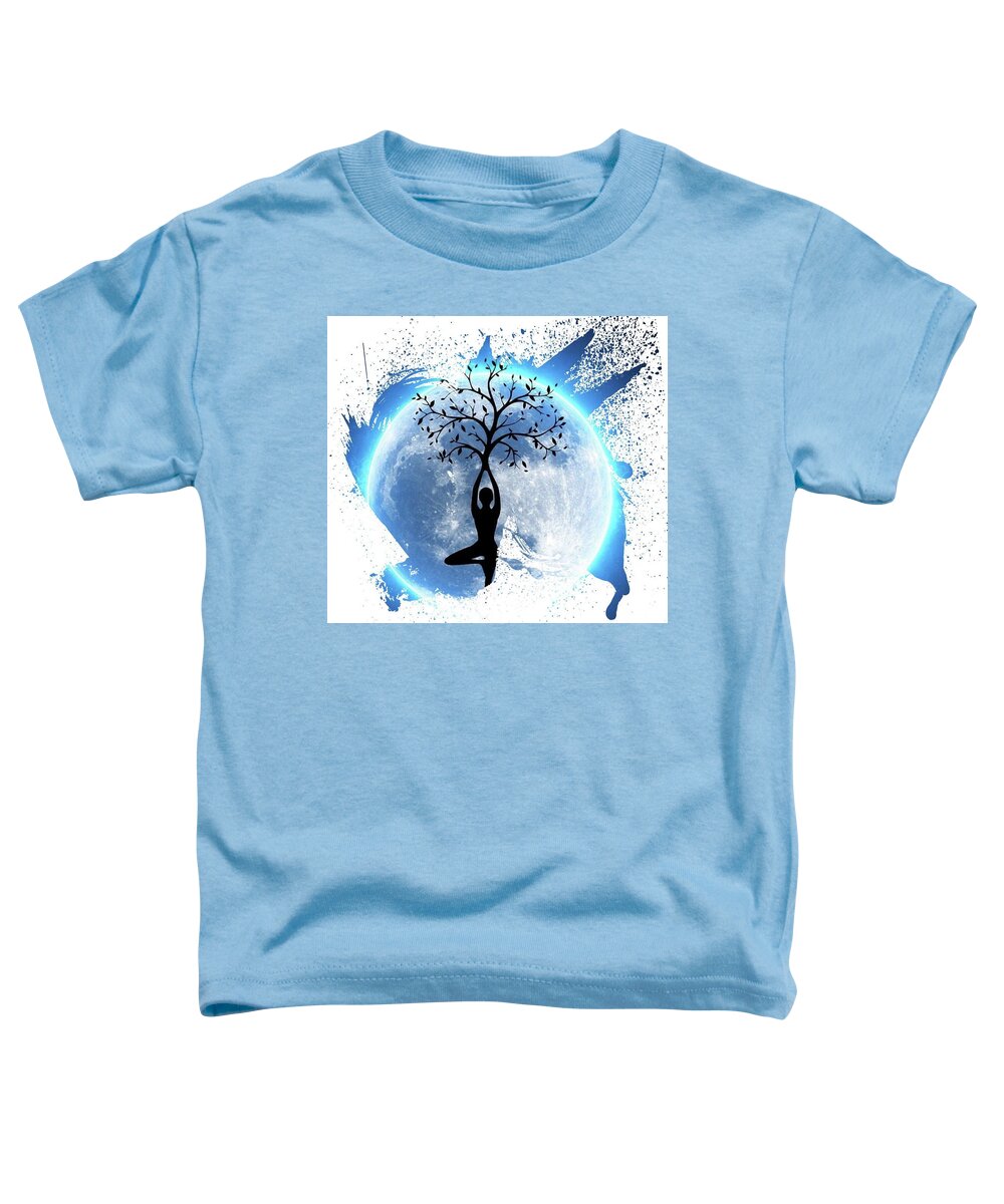 Meditation Toddler T-Shirt featuring the mixed media Meditation Life by Teresa Trotter
