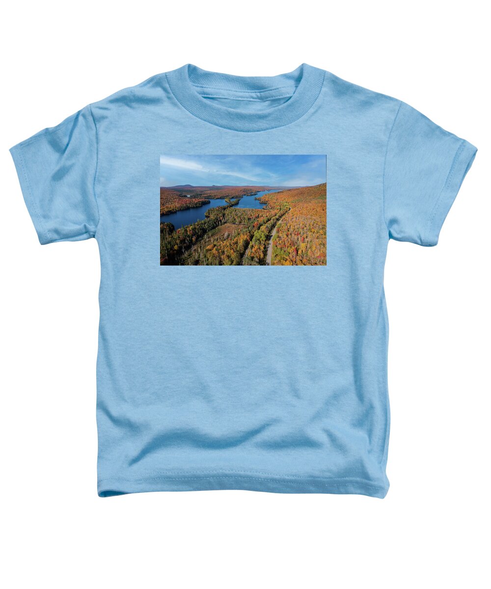 2022 Toddler T-Shirt featuring the photograph Norton Pond Along Vermont Rte. 114 - Warrens Gore, VT by John Rowe
