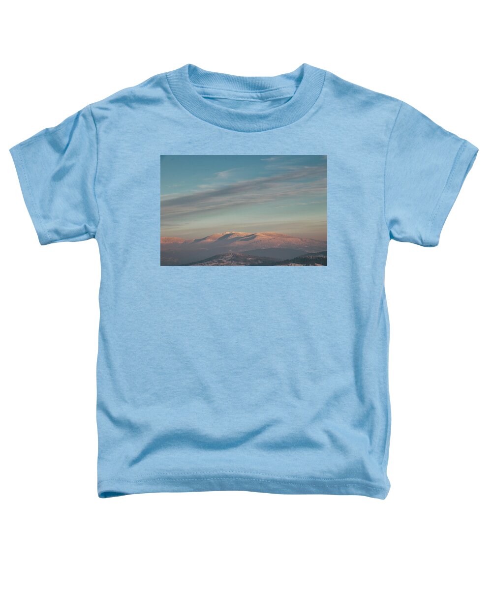 Ochodzita Toddler T-Shirt featuring the photograph Perfect winter morning in Poland by Vaclav Sonnek
