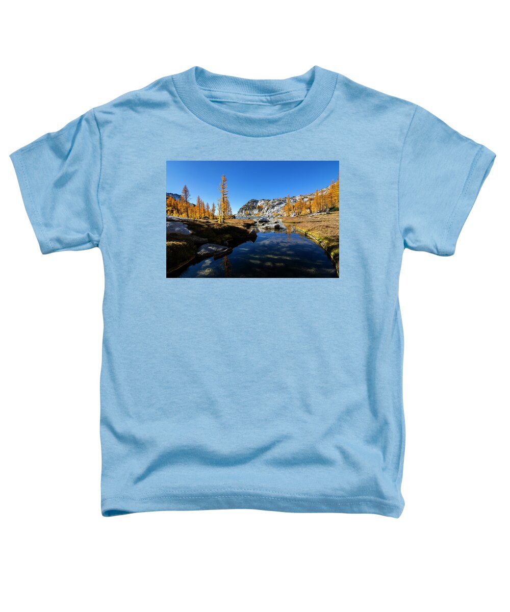 Core Toddler T-Shirt featuring the photograph Perfection Lake 4 by Pelo Blanco Photo