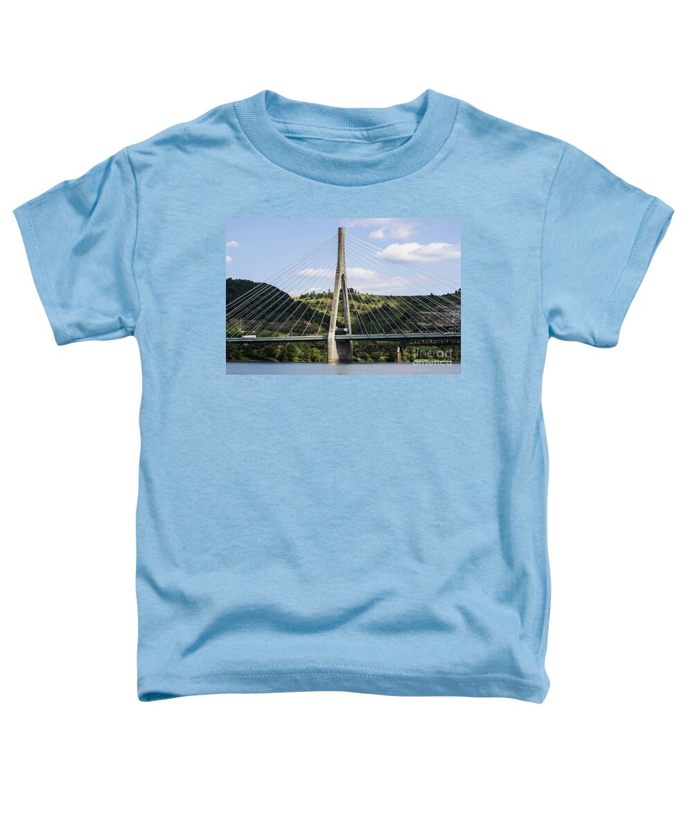 Bridge Toddler T-Shirt featuring the photograph Piano Bridge by Roberta Byram