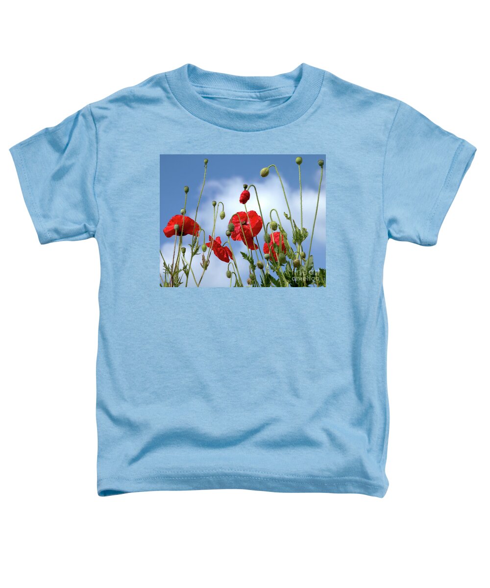 Poppies Toddler T-Shirt featuring the photograph Poppy Art by Baggieoldboy