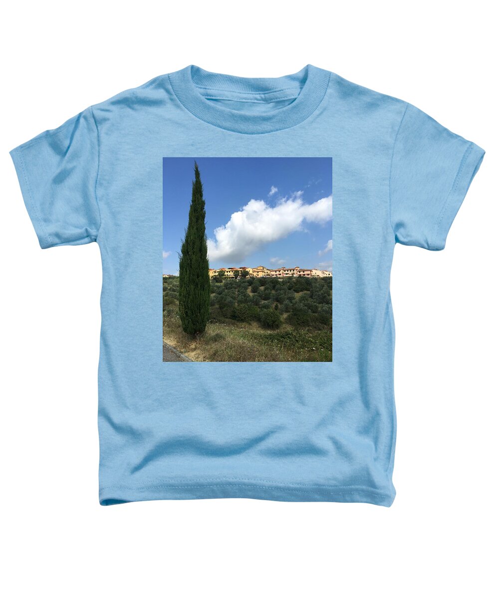 Italy Toddler T-Shirt featuring the photograph Our Summer Idyllic Home by Calvin Boyer