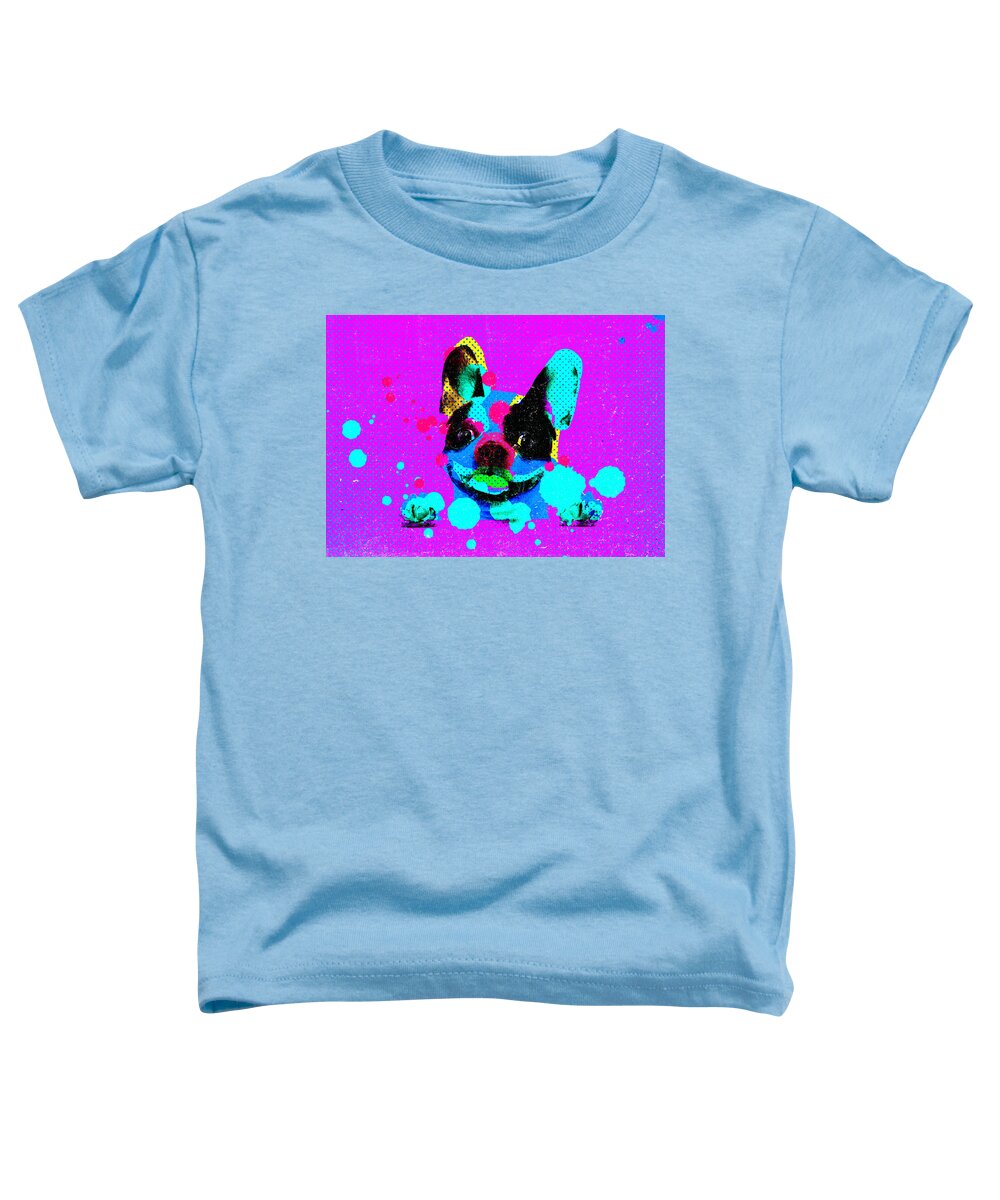  Toddler T-Shirt featuring the photograph Purple Dog by Eena Bo