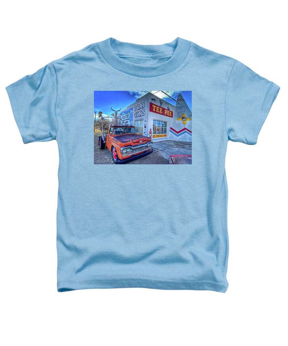 Route66 Toddler T-Shirt featuring the photograph Route 66 by Pam Rendall
