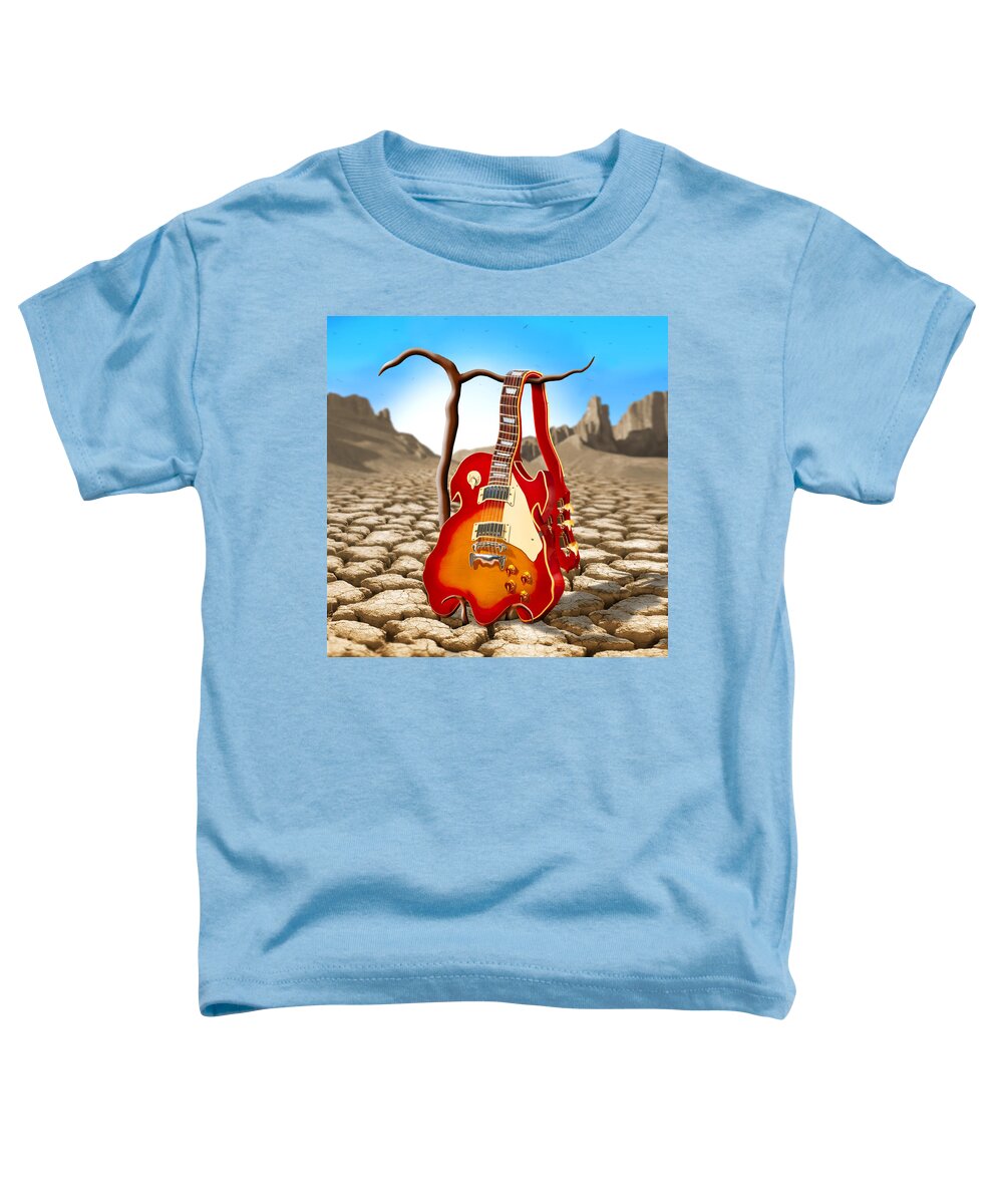 Surrealism Toddler T-Shirt featuring the photograph Soft Guitar II by Mike McGlothlen